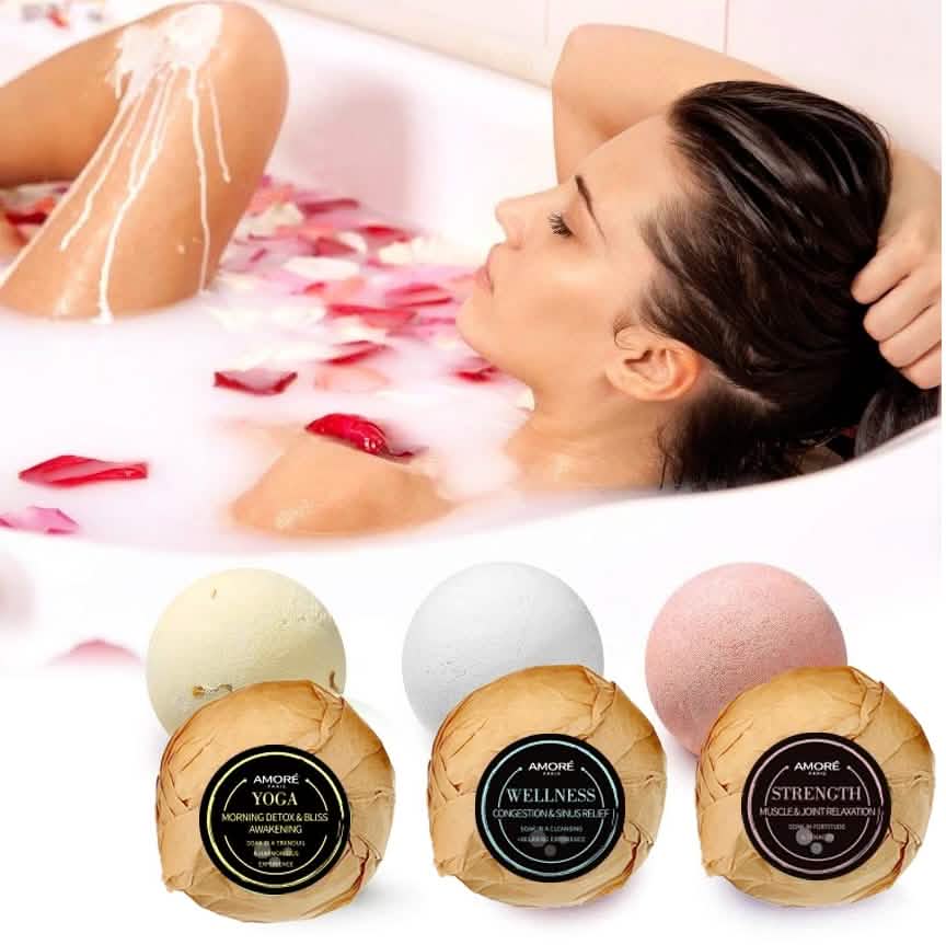 6-Piece Set: Organic Handmade Bath Bombs EasyOptionXY