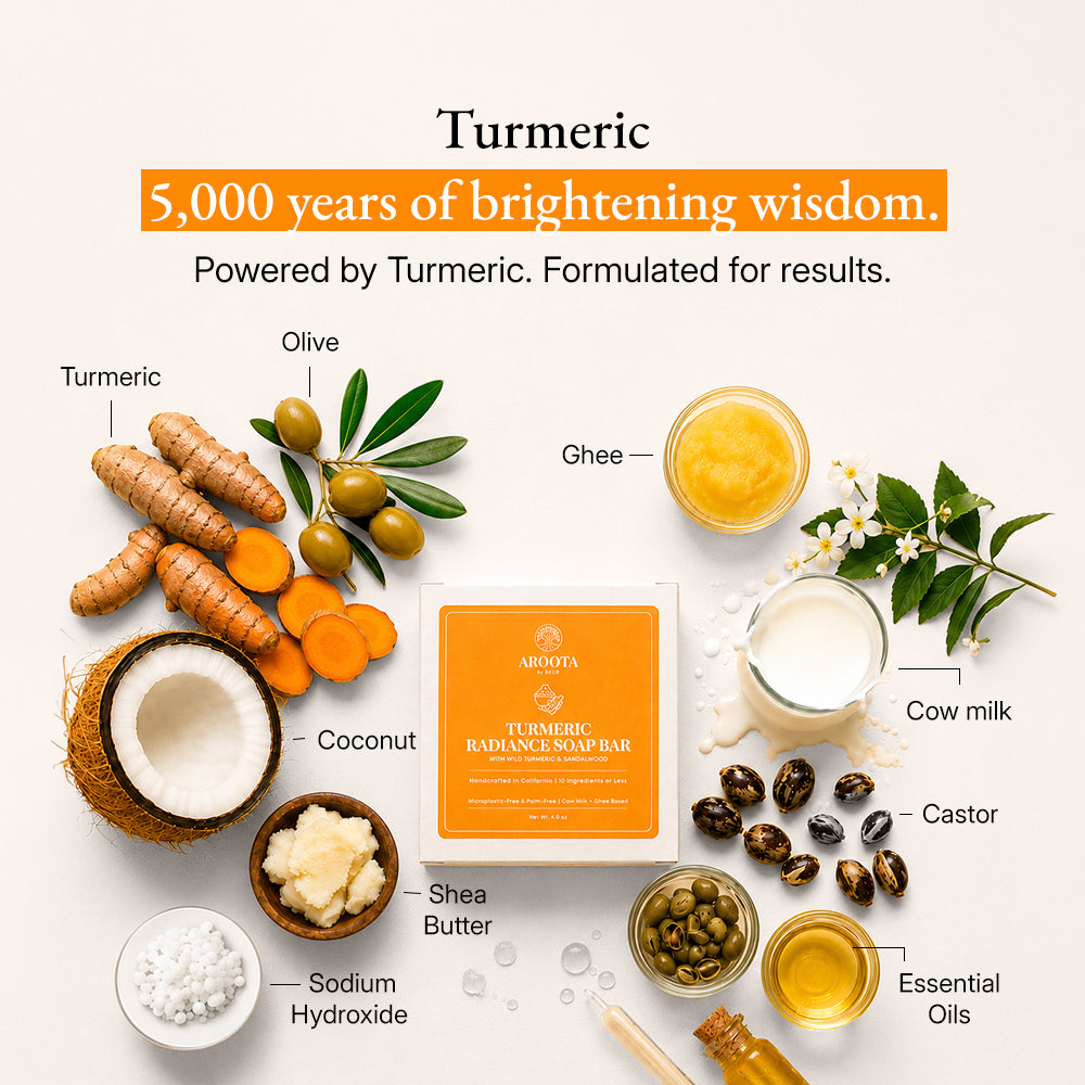 Ayurvedic Turmeric Soap Bar Green-Beauty Co