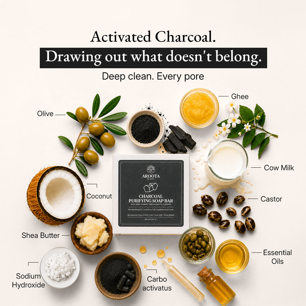 Activated Charcoal Soap Bar Green-Beauty Co