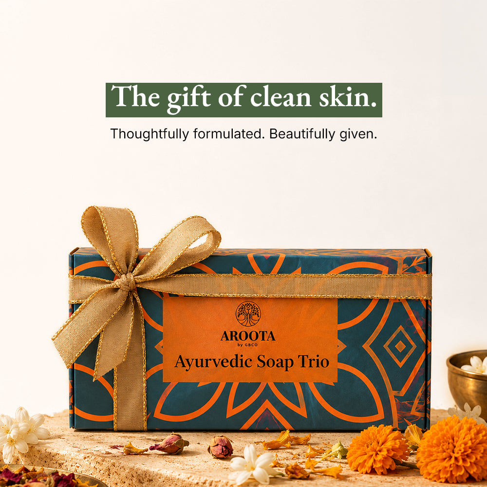 Ayurvedic Soap Gift Set: Neem, Turmeric & Charcoal Green-Beauty Co