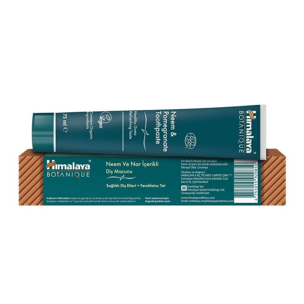 Himalaya Botanique Neem & Pomegranate Toothpaste 75 ml Beauty Care Bag