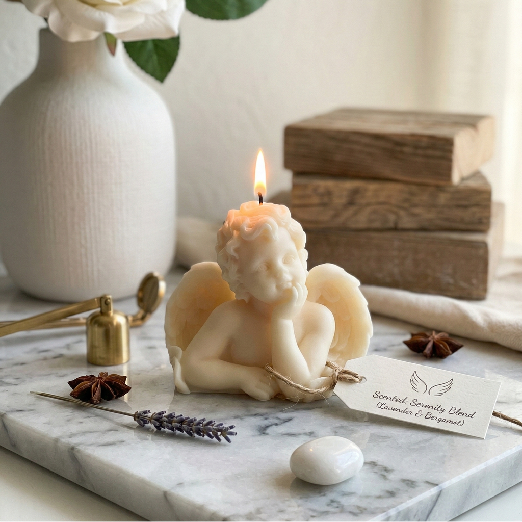 Angel Candle | Discover Serenity DC-Crazy About Candles