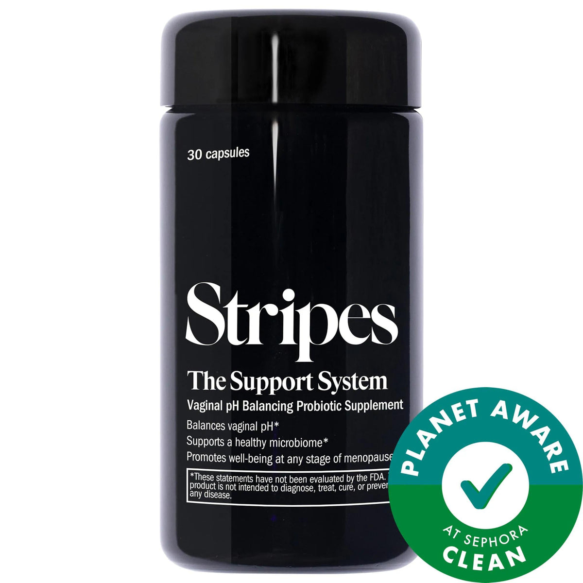Support System - Daily Probiotic Supplement for Vaginal Health in Menopause - Hormone-Free, Prebiotic & Probiotic Beauty Care Bag