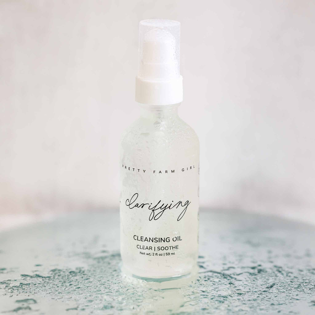 Clarifying Cleansing Oil for Acne-Prone Skin Pretty farm girl