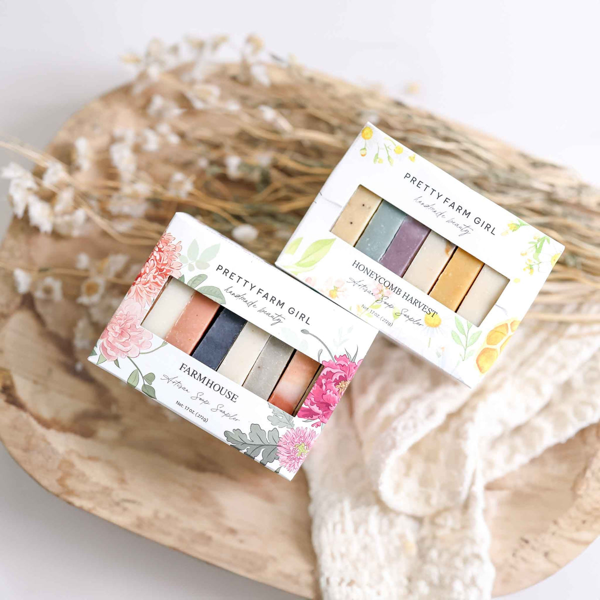 Complete Soap Sampler Set Pretty farm girl