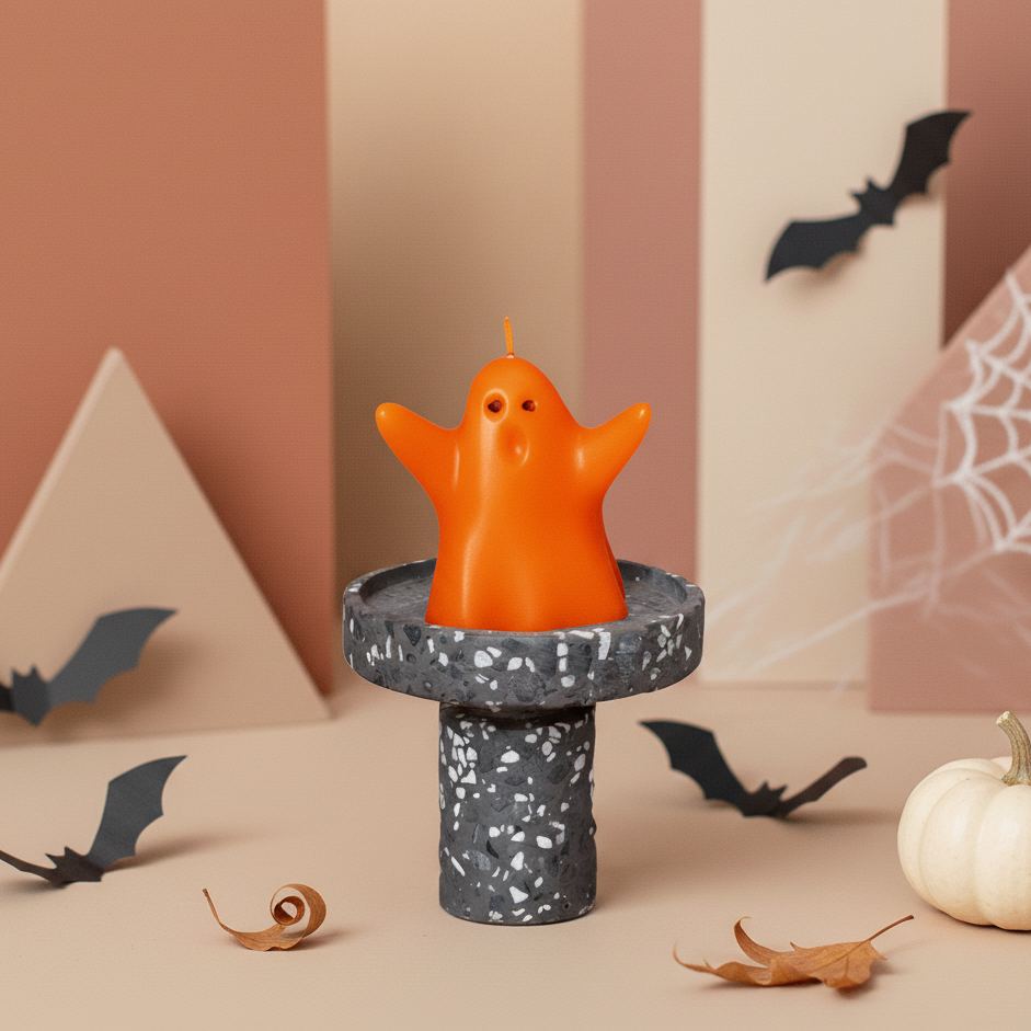 Ghost Candle |  Halloween Decor DC-Crazy About Candles