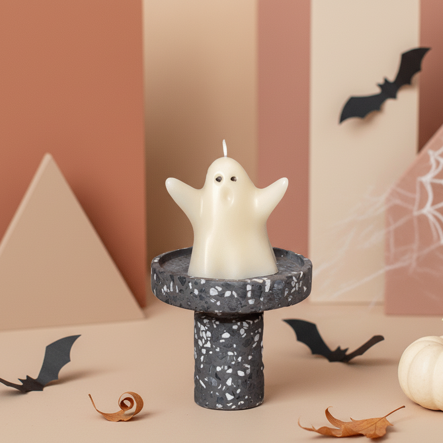Ghost Candle |  Halloween Decor DC-Crazy About Candles