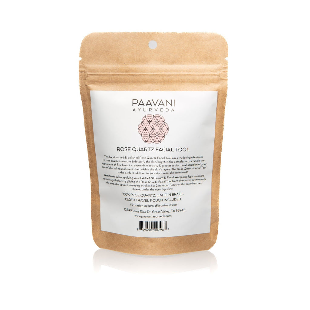 Rose Quartz Ayurvedic Facial Massage Tool Beautifullywithin.com