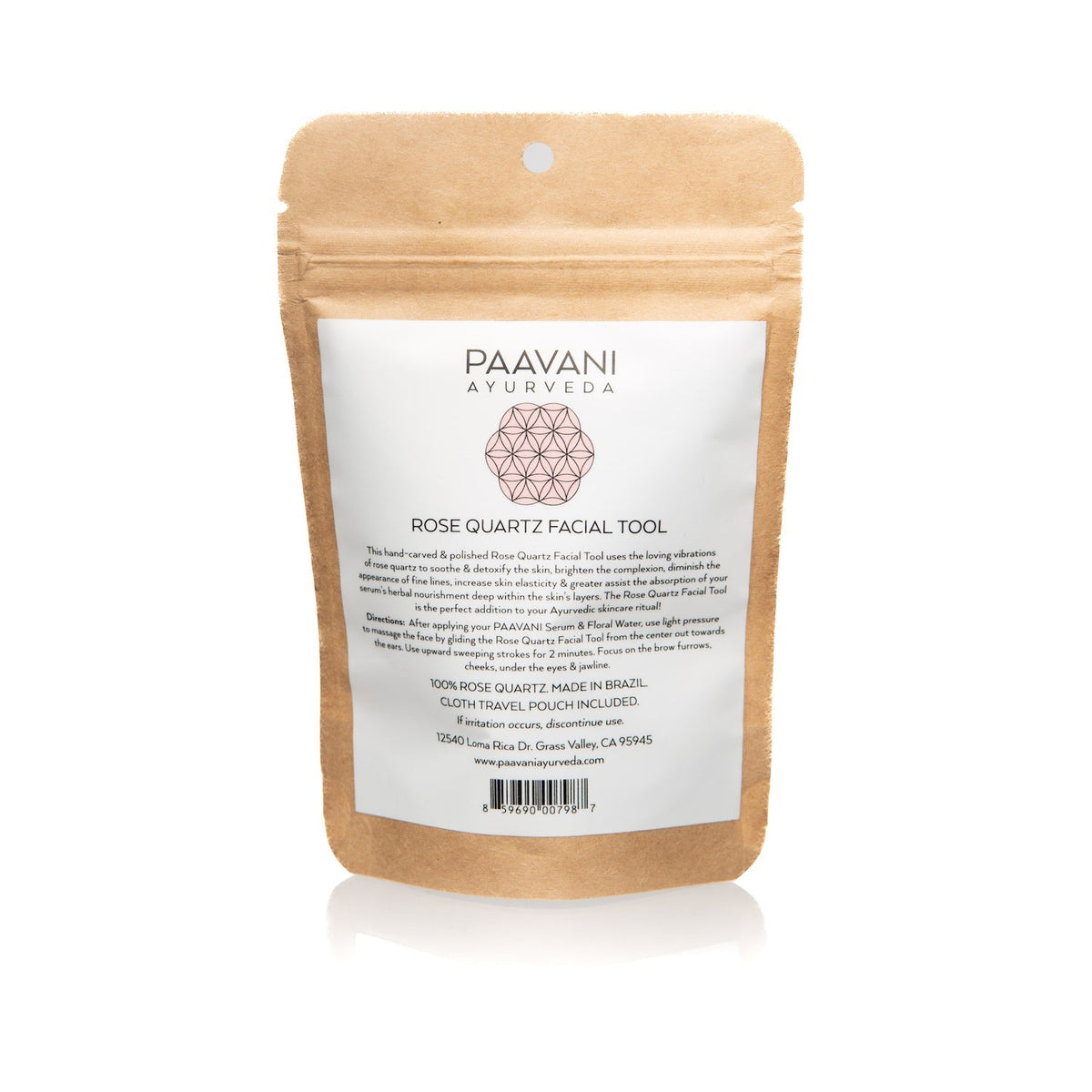 Rose Quartz Ayurvedic Facial Massage Tool Beautifullywithin.com