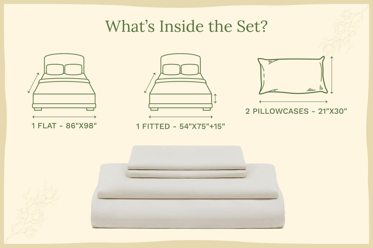 Organic Sateen Bed Sheets Set Organic Cotton Mart