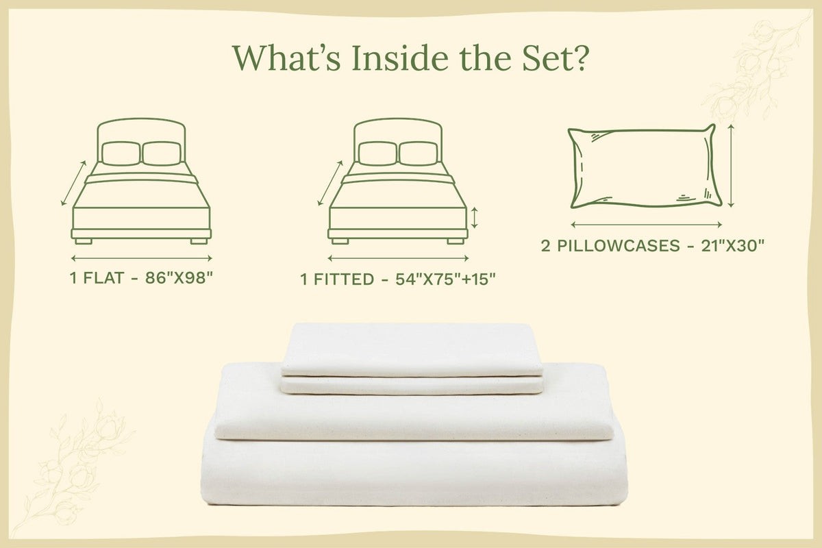 Organic Sateen Bed Sheets Set Organic Cotton Mart