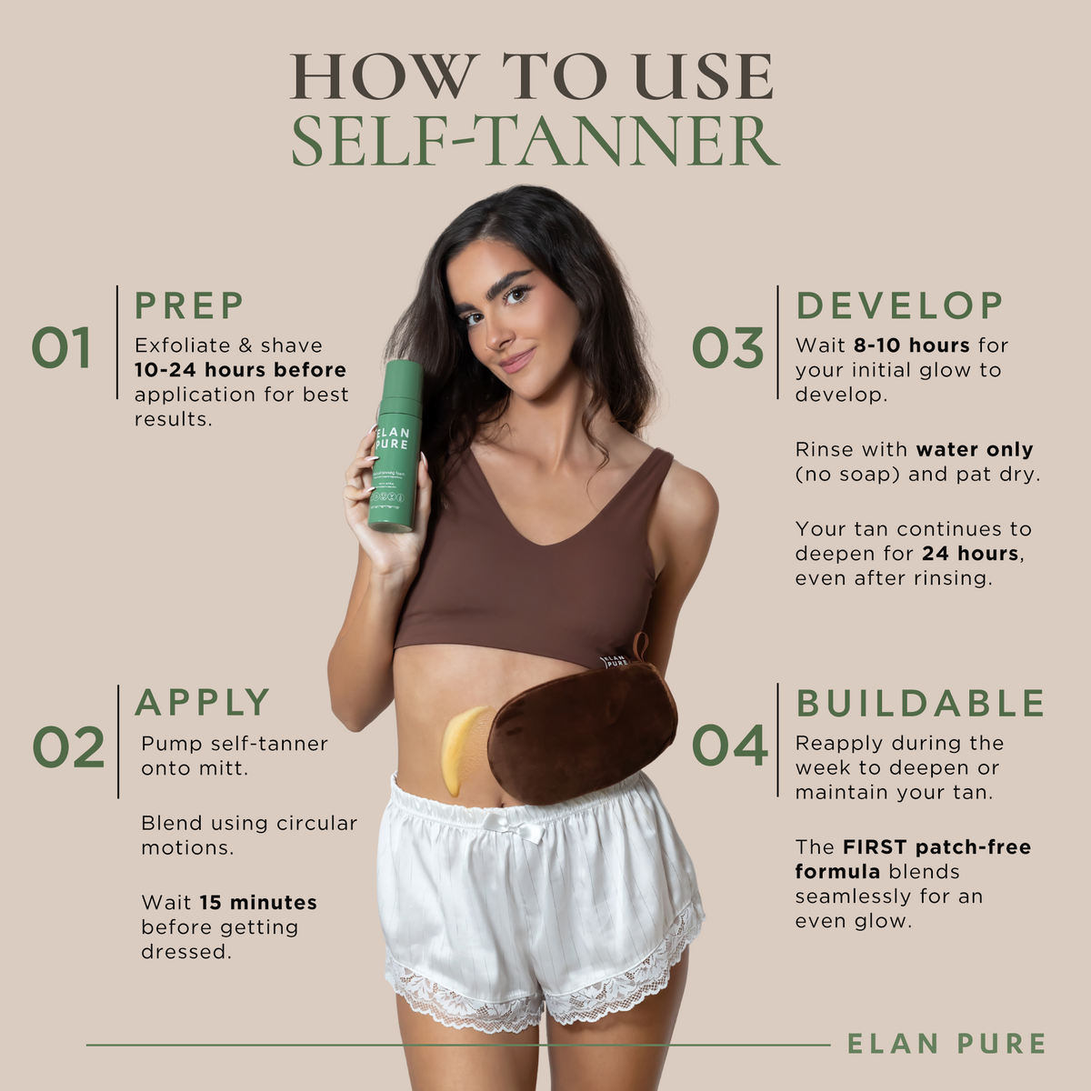 Non-Toxic Self-Tanner Elan Pure