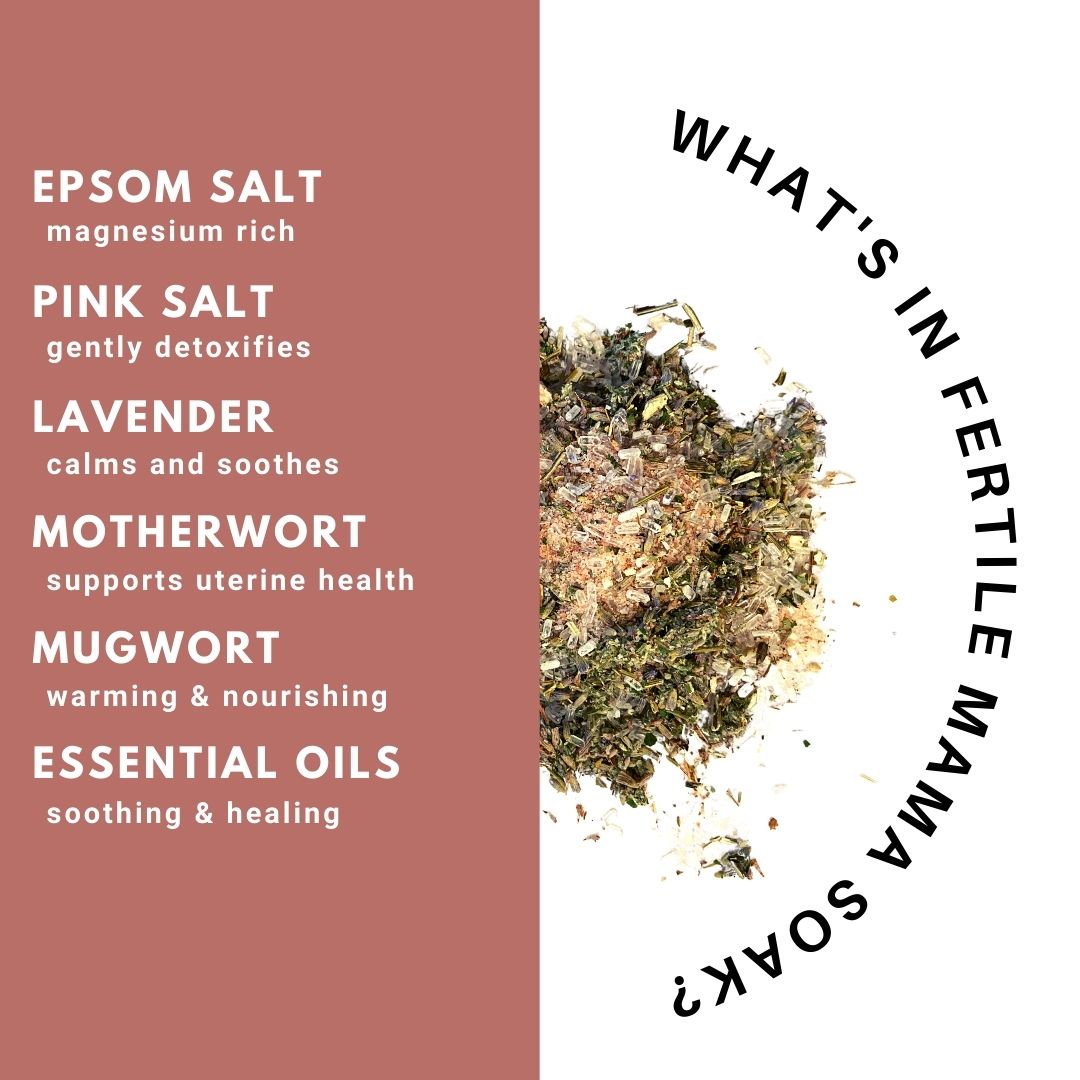 Fertile Mama Fertility Bath Soak Wisdom of the Womb