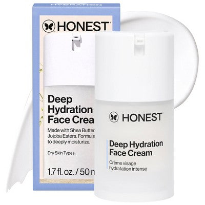 Honest Beauty Deep Hydration Face Cream with Shea Butter 1.7 fl oz - Imperfect Box This is Beauty US