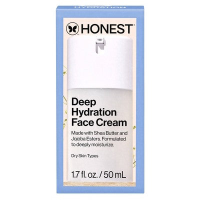 Honest Beauty Deep Hydration Face Cream with Shea Butter 1.7 fl oz - Imperfect Box This is Beauty US