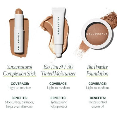 Well People Supernatural Complexion Stick Foundation + Concealer 24 Light Medium Neutral - Imperfect Box - 0.28oz This is Beauty US