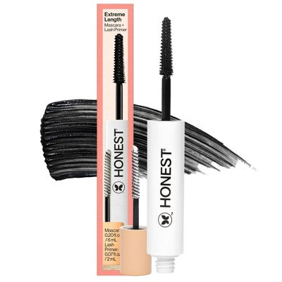 Honest Beauty Extreme Length 2-in-1 Mascara and Lash Primer 0.27 fl oz - Imperfect Box This is Beauty US