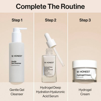 Honest Beauty Hydrogel Deep Hydration Hyaluronic Acid Serum with Rambutan 1 fl oz - Imperfect Boz This is Beauty US