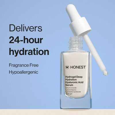 Honest Beauty Hydrogel Deep Hydration Hyaluronic Acid Serum with Rambutan 1 fl oz - Imperfect Boz This is Beauty US
