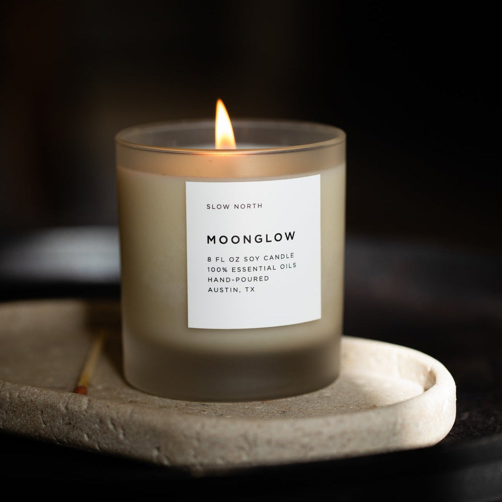 Moonglow - Signature Candle (Patchouli + Cinnamon + Black Pepper) Slow North