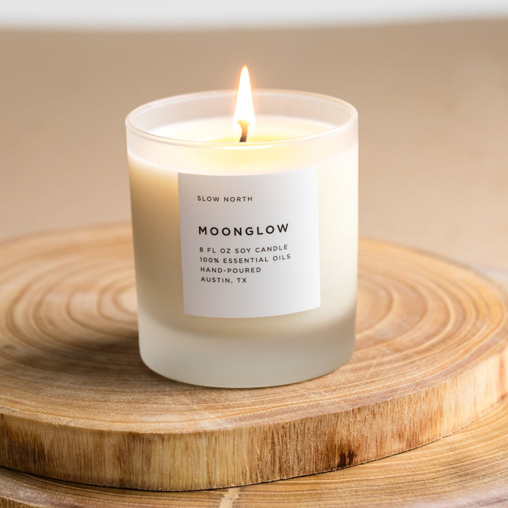 Moonglow - Signature Candle (Patchouli + Cinnamon + Black Pepper) Slow North