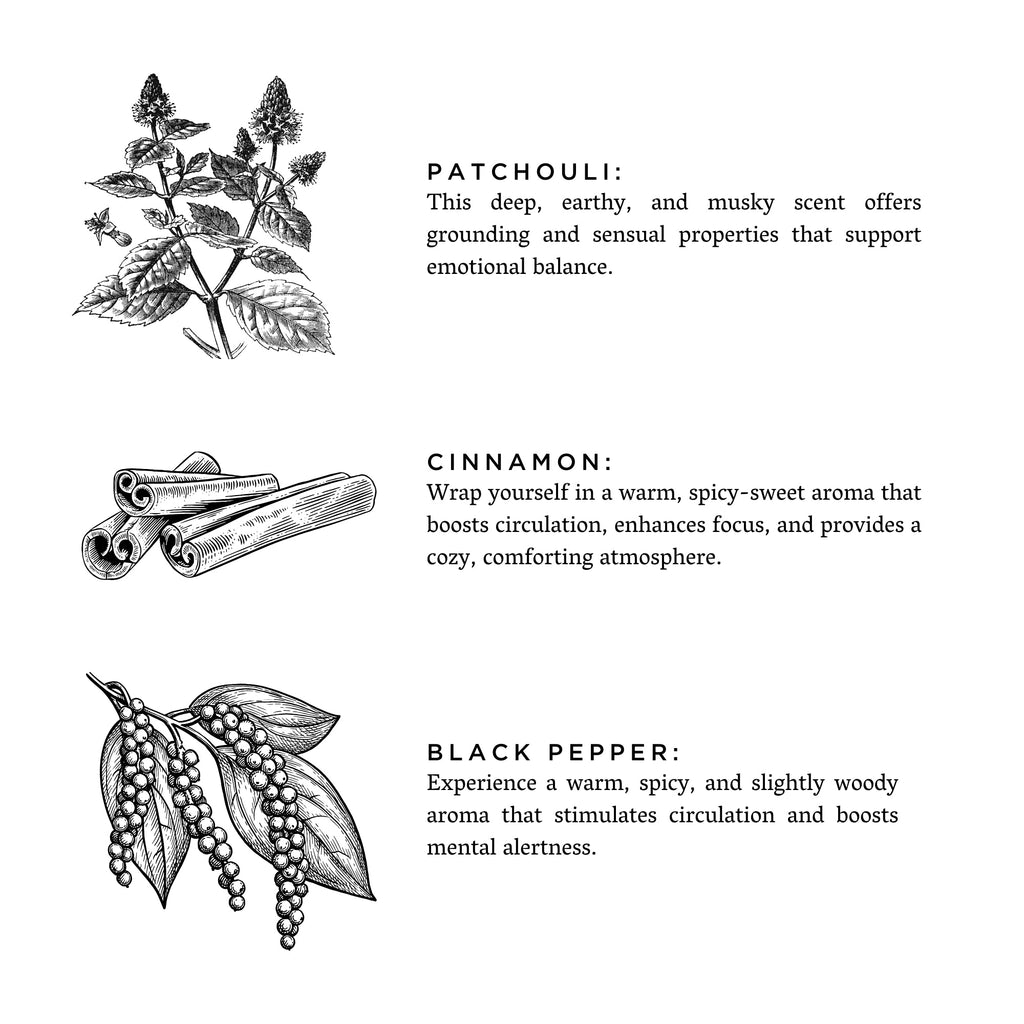 Moonglow - Signature Candle (Patchouli + Cinnamon + Black Pepper) Slow North