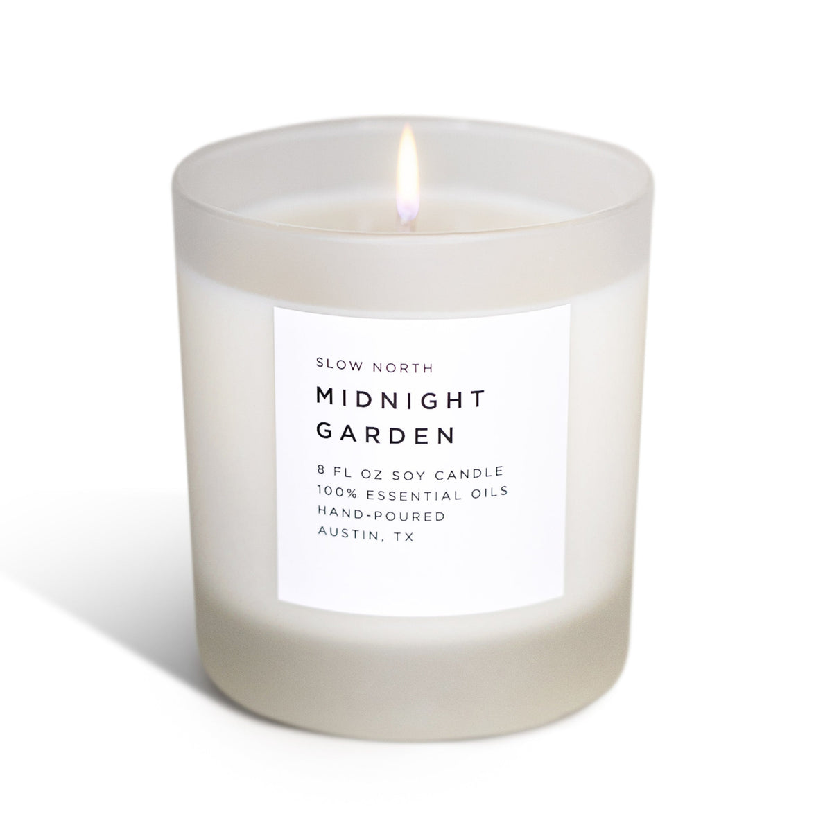 Midnight Garden - Signature Soy Candle – Lavender, Rosemary & Geranium Slow North