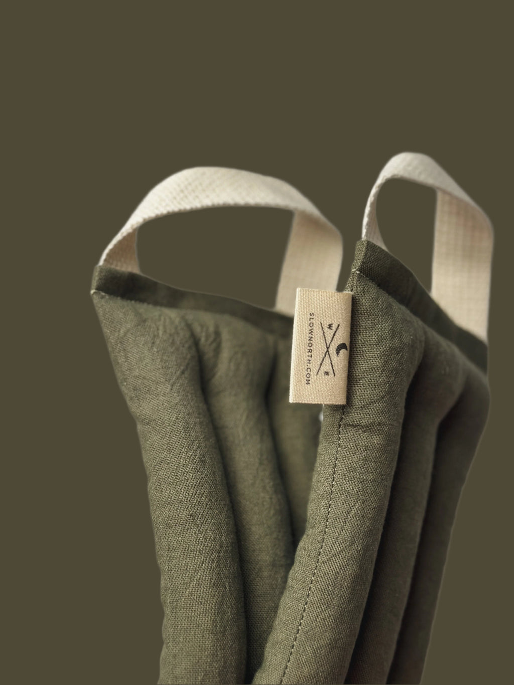 Eye Mask + Neck Wrap Bundle - Olive Slow North