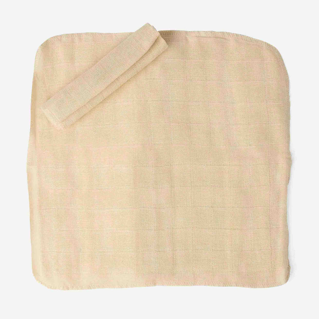 Organic Muslin Face Cloths UpCircle