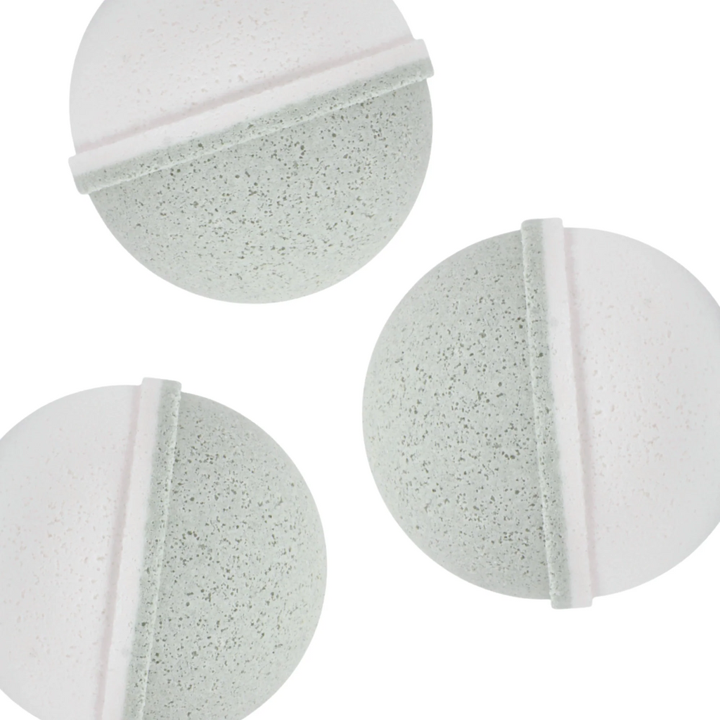 Natural Bath Bomb Set - Peppermint + Tea Tree (Set of 3) Slow North