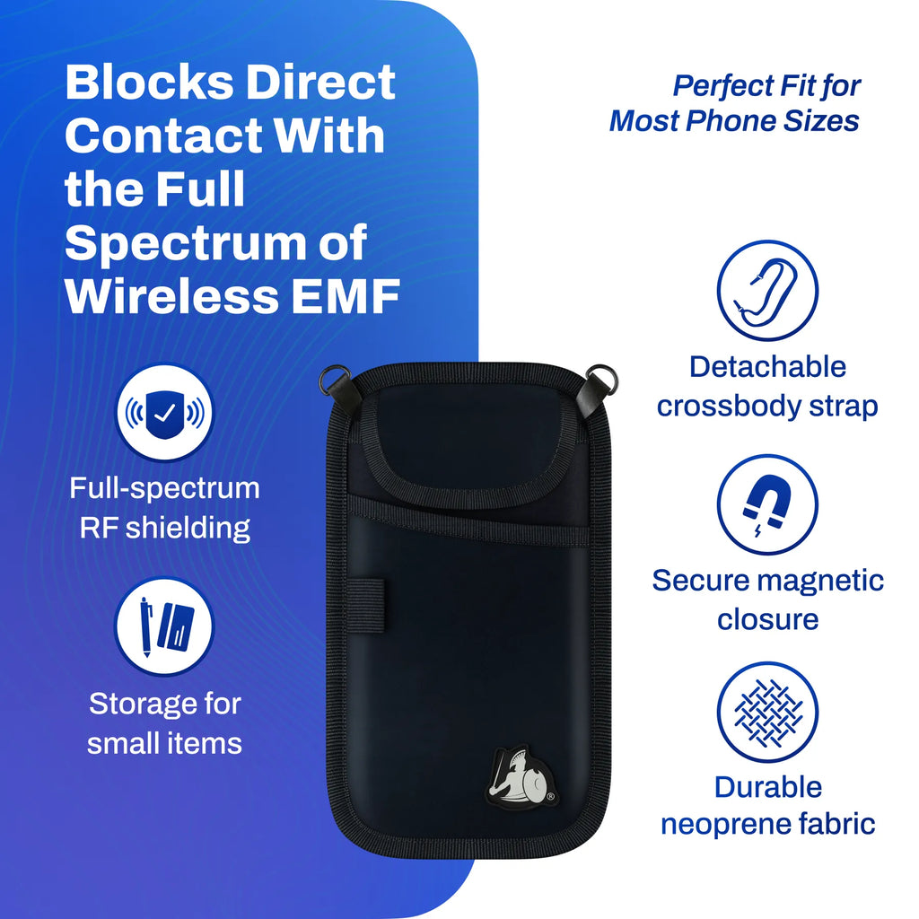 Cell Phone EMF Protection + Radiation Blocking Pouch DefenderShield