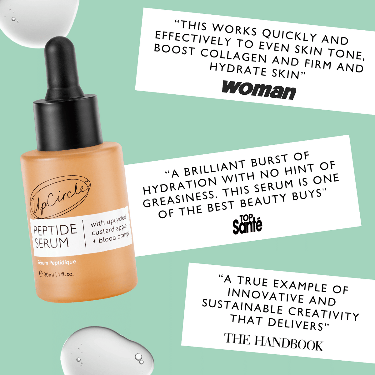 Peptide Serum with Custard Apple + Blood Orange UpCircle