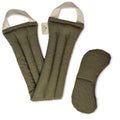 Eye Mask + Neck Wrap Bundle - Olive Slow North