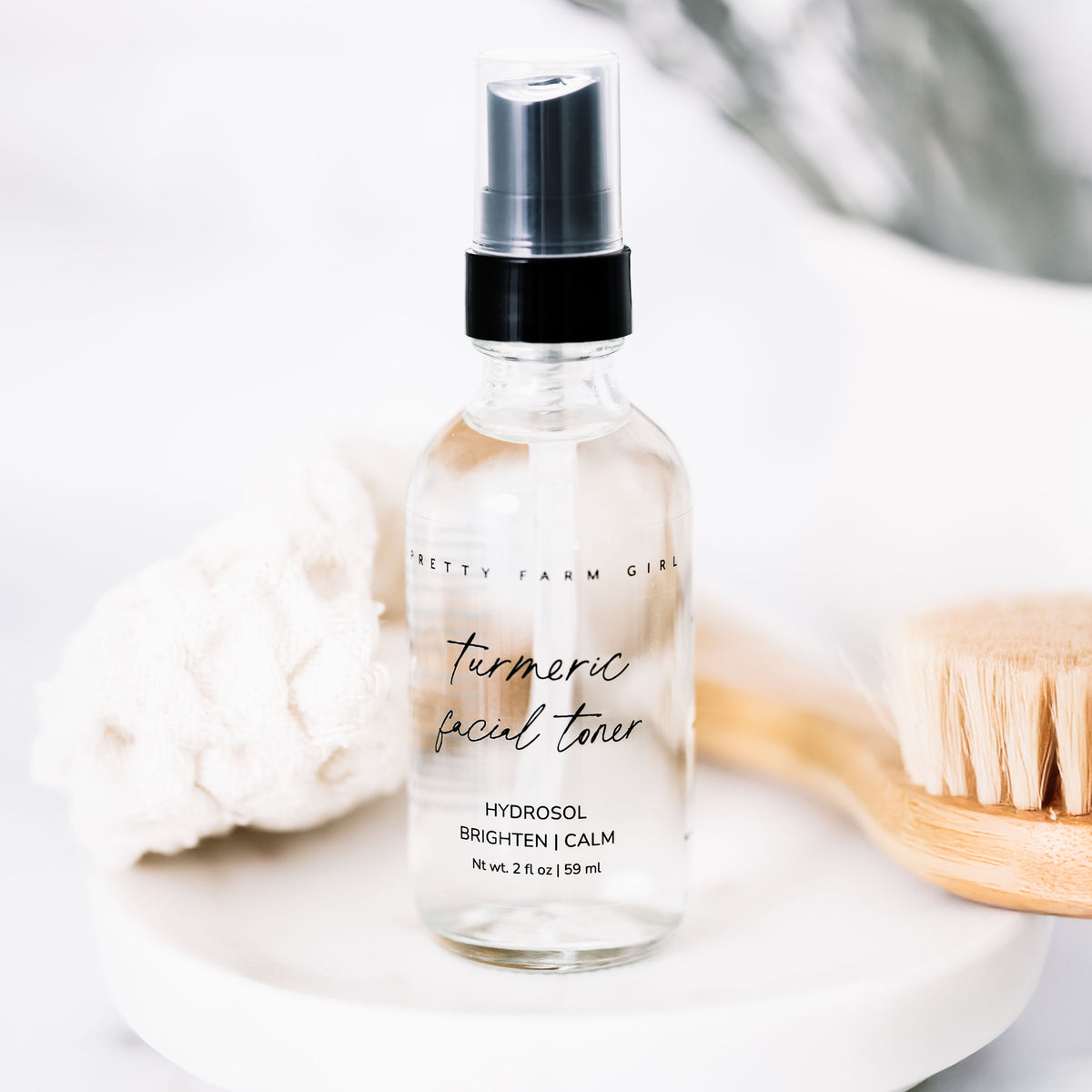 Organic Turmeric Facial Toner for Evening Skin Tone Pretty farm girl