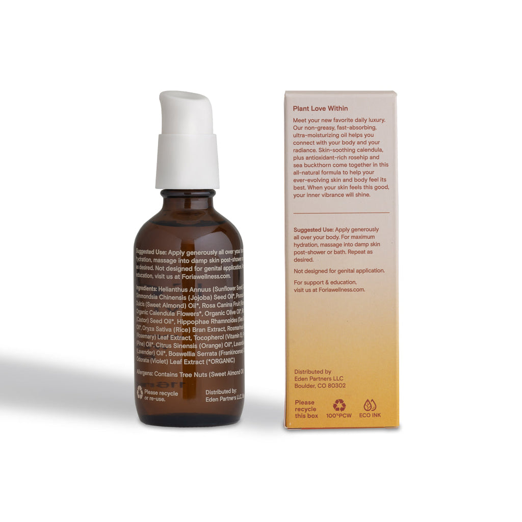 Everyday Body Oil with Organic Botanicals Foria