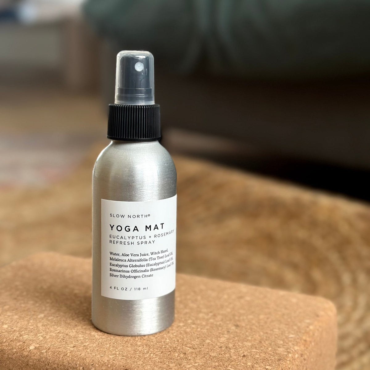 Yoga Mat Spray - Eucalyptus + Rosemary Slow North