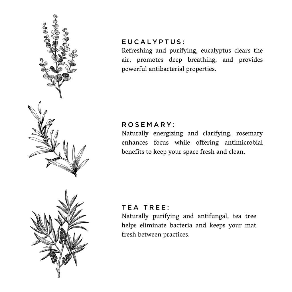 Yoga Mat Spray - Eucalyptus + Rosemary Slow North