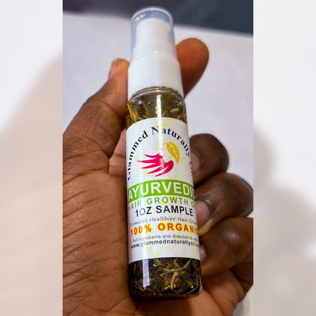Ayurvedic Hair Growth Oil – Natural Care for Strong, Healthy Hair GlammedNaturallyOil