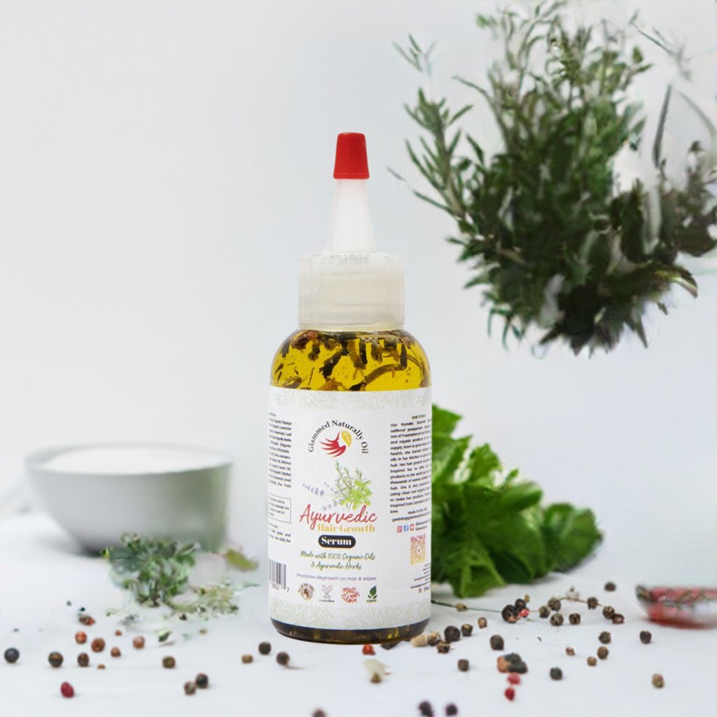 Ayurvedic Hair Growth Oil – Natural Care for Strong, Healthy Hair GlammedNaturallyOil
