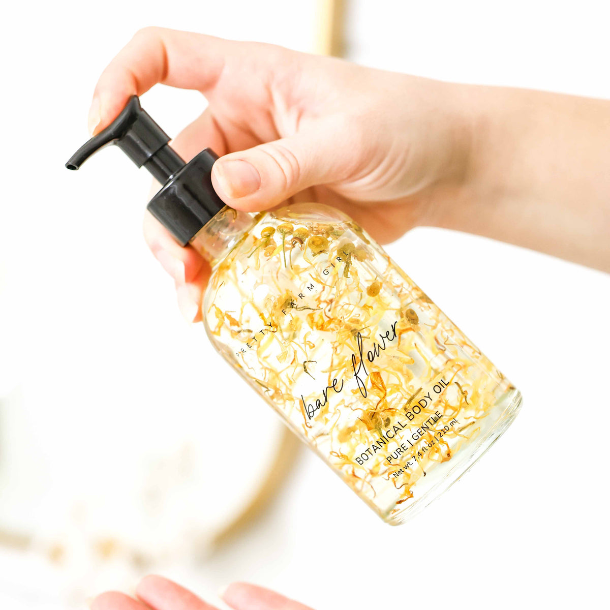 Bare Flower Fragrance-Free Body Oil Pretty farm girl
