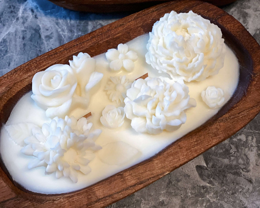 Botanical Garden Dough Bowl Candle | Two Styles DC-Crazy About Candles