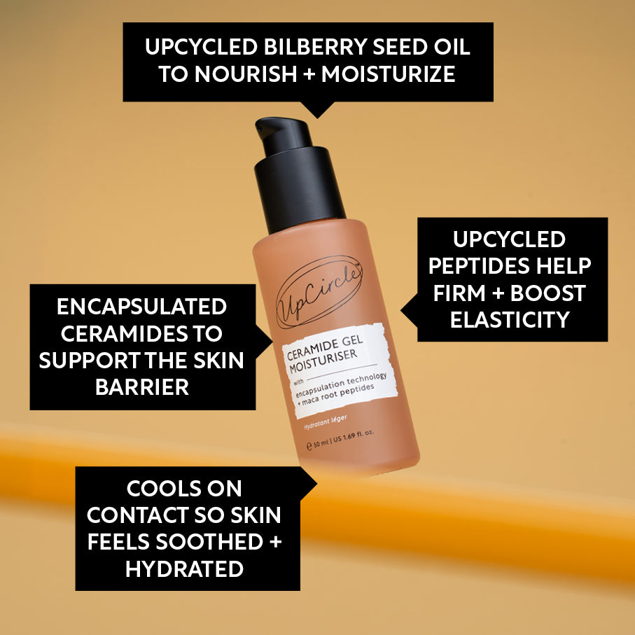 Ceramide Gel Moisturizer with Encapsulation Technology + Maca Root Peptides UpCircle