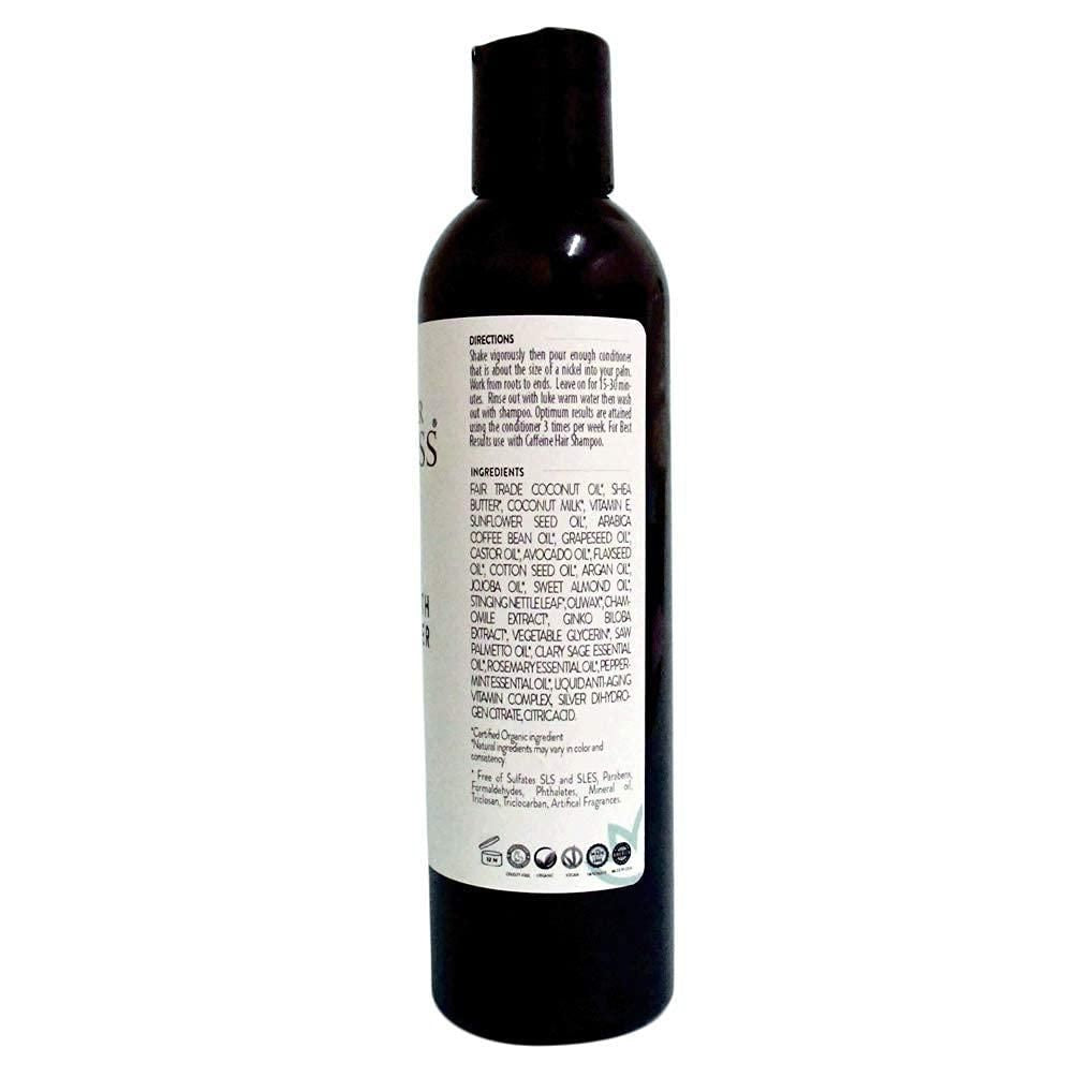 Organic Caffeine Conditioner Hair Mask Natural Hair Growth Formula for Longer Stronger Healthier Hair 8 oz EasyOptionXY