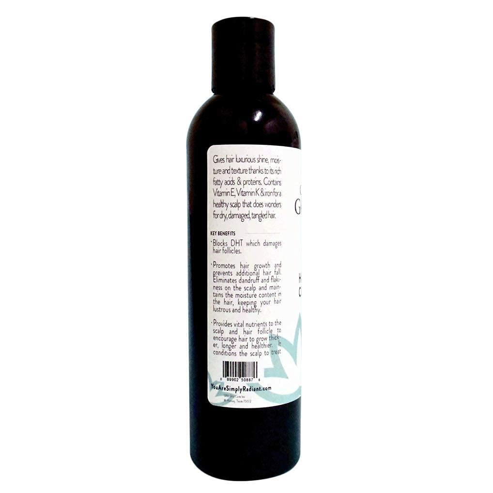 Organic Caffeine Conditioner Hair Mask Natural Hair Growth Formula for Longer Stronger Healthier Hair 8 oz EasyOptionXY