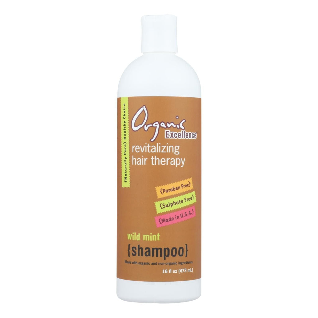 Organic Excellence Wild Mint Shampoo - 16 Oz EasyOptionXY
