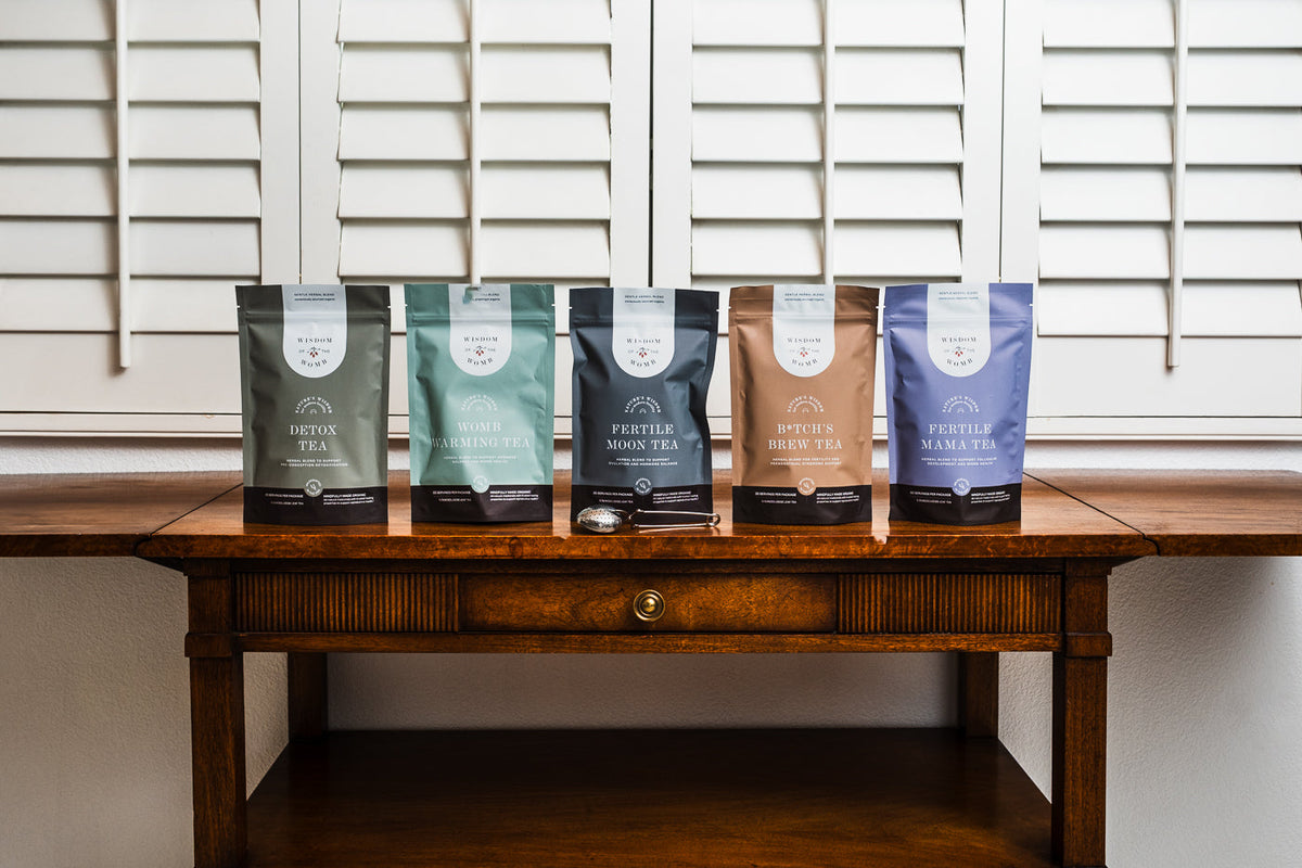 3 Month's Supply of Fertility Teas Bundle Wisdom of the Womb
