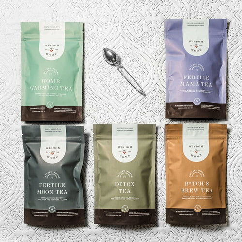 3 Month's Supply of Fertility Teas Bundle Wisdom of the Womb