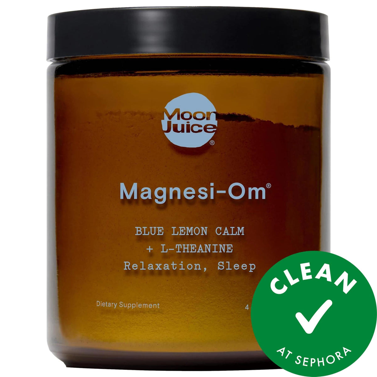 Magnesi-Om Magnesium Powder with L-Theanine for Relaxation, Natural, Organic Mixed Berry or Lemon Flavor Beauty Care Bag