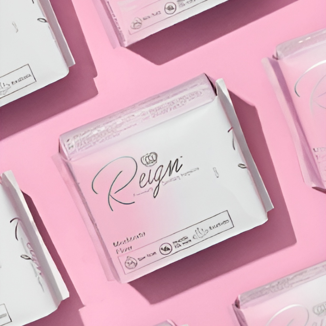 Moderate Flow Reign Premium Sanitary Napkins (10 Per Pack) Save Our Jewels Wellness