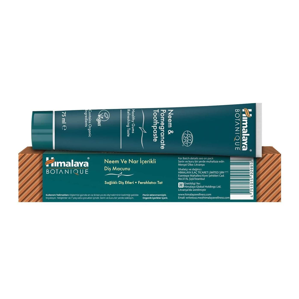 Himalaya Botanique Neem & Pomegranate Toothpaste 75 ml Beauty Care Bag